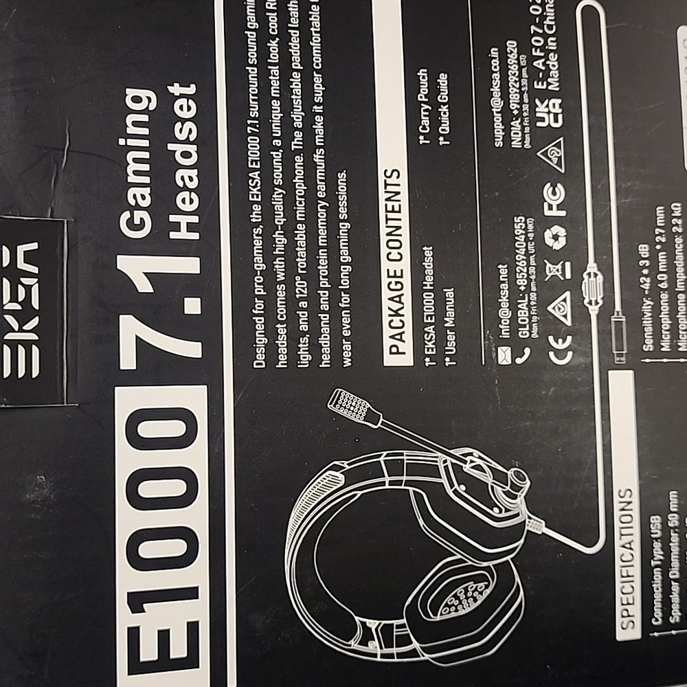 USB Gaming headset - Picture 3 of 5